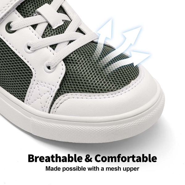 [Storybook Rainbow] Kids Breathable Fun Design Sneakers - GREEN - 2